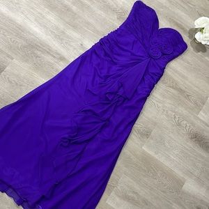 Let’s Fashion- Long Formal Purple Dress- Size XL